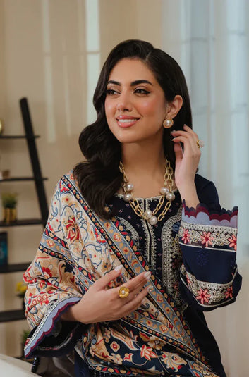 NS-05 I Unstitched 3PC Wool Marina