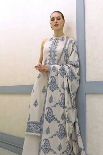 CP-1 I Unstitched 3PC Wool Marina