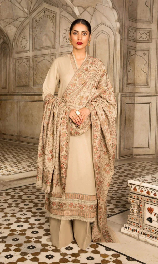 RB-03 I Unstitched 3PC Marina Wool