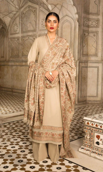 RB-03 I Unstitched 3PC Marina Wool