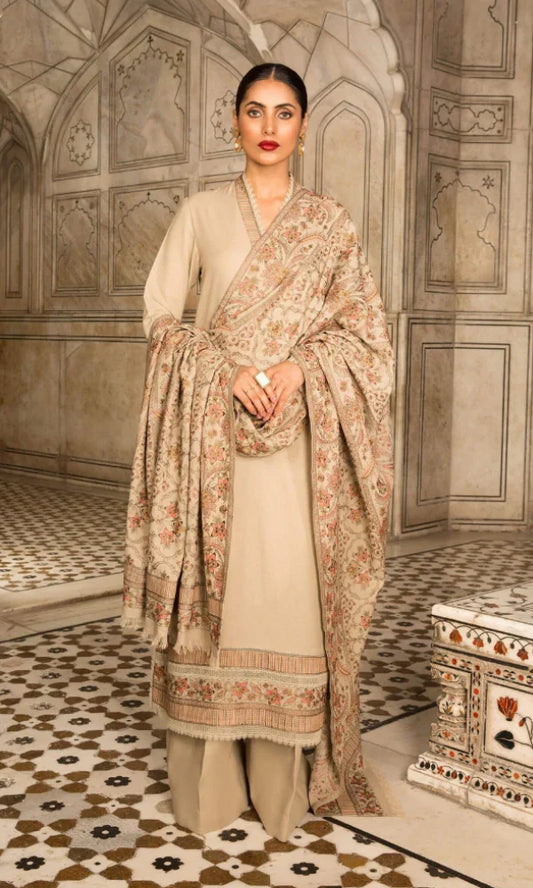 RB-03 I Unstitched 3PC Marina Wool